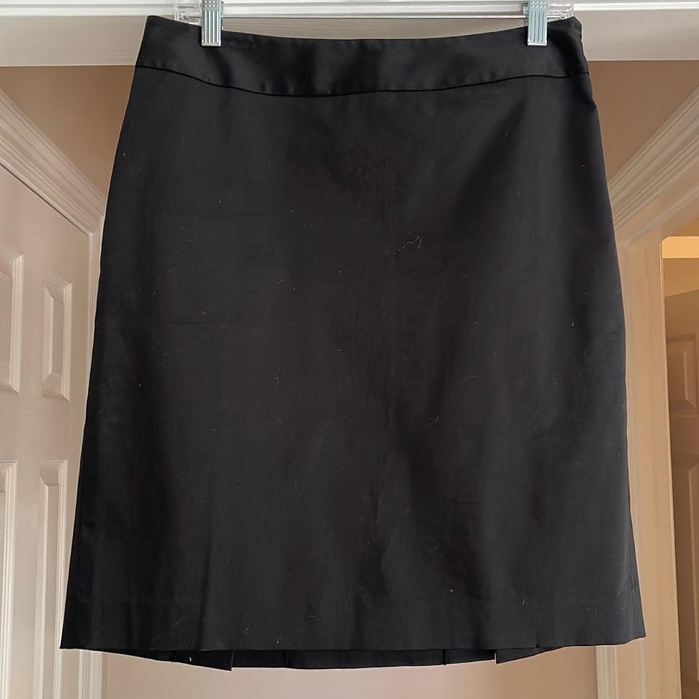 Loft suit skirt in black